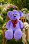 170140 Large Plush Teddy Bear with Bow Tie - Cuddly and Adorable Plush Bear