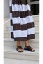 Georgina Women's Sandals with Detailed Flip-Flop Design, Daily Wear Genuine Leather Brown Suede - 5