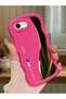 iPhone Se 2022 Compatible Shockproof Simple Red Silicone Phone Case Bmw Pattern
