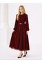 Silvery Stone Belt Detail Girls' Dress Evening Gown - 2