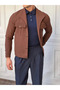 Slimfit Molded Cotton Boat Neck Coat - 2