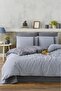 Bella Gold Esse Cotton Double Duvet Cover Set, Duvet Cover Set (Fitted Sheet)
