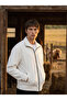 Comfortable Fabric Stand Collar Lined Jacket - 3