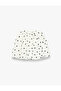 Cotton Bow Detail A-Line Pleated Polka Dot Skirt - 4