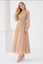 Silvery Stone Belt Detail Girls' Dress Evening Gown - 5