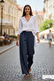 Trousers, Linen, 100% Cotton, Long, Loose Fit, Very Comfortable, Elasticated Waist