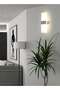 مصباح حائط LED (طقم من قطعتين، 40 سم/15.7 بوصة * 15 سم/5.9 بوصة، فضي، ضوء دافئ 3000 كلفن) - 2