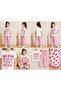 Girl's T-Shirt Woven Pants Bottom Set