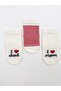 3-Piece Baby Socks / Newborn Mom Dad Socks Combed Cotton - 5