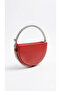 Red Stone Strap Evening Dress Bag for Special Occasions and Proms - 2