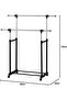 Double Garment Rack with Extendable Pipes - 5