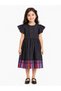 Girls Frock- Satin Frock Dress – Silky Soft Premium Kids Party & Casual Wear – Multicolor Stripe Design