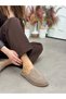 Beige Genuine Suede (Sweet) Women's Sabo Slippers - 3