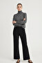 Anthracite Women's Turtleneck Sweater - 2