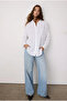 Women's Perry Linen Shirt Oversize - 7