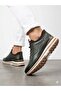 Men's Genuine Leather Orthopedic Sole Casual Sneaker Shoes - 3