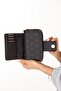 Women's Long Strap Hand and Shoulder Bag with Mini Wallet, Zipper, Card Holder and Coin Compartment - 6