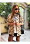 Nox Women's Mono Collar Lined Polka Dot Short Trench Coat - 7