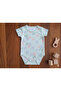 100% Cotton Short Sleeve Snap Fastener Baby Bodysuit - 2