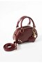 Women's Stylish Design Burgundy Hand and Shoulder Bag - 3
