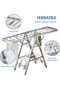 Clothes Drying Rack, 3 Tier Foldable Clothes Drying Stand, 180CM Extra-Large Clothes Airer Laundry - 4