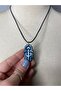 Desert Cactus Sun Symbol Design Handmade Ceramic Porcelain Necklace - 3