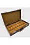 Watch Case 24-Piece Diplomat Model Brown Pull-Up Leather - 4