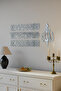 Ayetel Kürsi Three-Row Shiny Metal Islamic Wall Decor - Home Office Decoration - 2