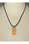 Desert Cactus Sun Symbol Design Handmade Ceramic Porcelain Necklace