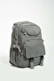 Unisex Black School Bag, Large Size 16 Inches, Waterproof Crinkle Fabric 47X30Cm - 2