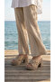 Side Buckle Detailed High Lightly Padded Heeled Comfortable Women's Summer Slippers Sandals - 5