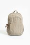 Unisex Cream Backpack School Bag Laptop Travel Sports Bag, Crinkle Waterproof Fabric, 47X30X15Cm - 2