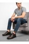 Men's Brown Genuine Leather Seasonal Orthopedic Sole Casual Shoes - 2