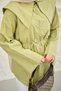 Women's Sailor Collar Waist Tie Shirt Pistachio Green - 5