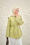 Women's Sailor Collar Waist Tie Shirt Pistachio Green - 4
