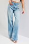 Women's Denim Color 4S6-32 Straight Fit High Waist Denim Jeans - 4