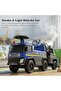 Push Ride-On Car for Toddlers with Music, LED Lights & Smoke (Blue, 1–3 Years) - 8