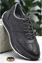 8017 Orthopedic Sole 100% Genuine Leather Lace-Up Men's Shoes - Non-Slip Sole Casual Men's Daily Sports Leather Shoes - 2