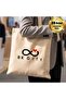 20 Customized Book Bags with Your Logo - Raw Cloth Bag 20X25 cm – Small Size Cotton Promotional Bag - 2