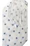 1802 Floral 100% Cotton Perforated Fabric Round Neck Pajama Set - 4