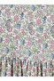 Mixed V-Neck Floral Balloon Sleeve Layered Dress - 7