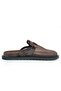 Brown Mesh Detailed Women's Slippers – Stylish Design, Comfortable Orthopedic Sole Slip-Ons for Everyday Use - 4