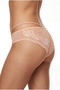Women's Mesh Lace Panty 2pcs with Waist Elastic Design - 2