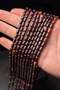 Ideal Size Fluid Texture Coffee Tones Squeeze Amber Rosary - 2