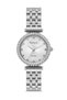 Milano Women's Silver Metal Cord Stone Minimal Wristwatch 2 Years Warranty - 2