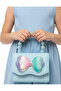 - Sparkly Glitter Bow Mini Purse - Purple, Blue, Pink - 2