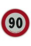 Reflective Truck Speed Limit Sticker Speed Limit Sign (Diameter 20 cm) 90 Km