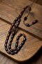 Ideal Size Fluid Texture Coffee Tones Squeeze Amber Rosary - 4