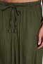 Women's relaxed fit khaki trousers with drawstring waist and elasticated wide leg - 4