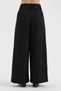 Women's Wide Belted Trousers with Pleated Detail on the Front - 7